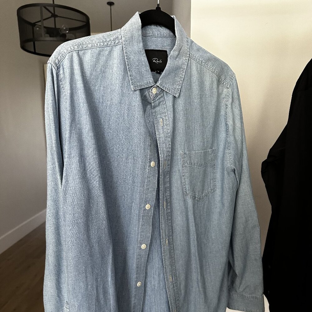 Rails "Ingrid" Denim Shirt Size M (Worn on the set of Good Girls)